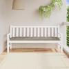 VidaXL Garden Bench Cushion, Bench Cover with String Ties, Waterproof Outdoor Cushion, Taupe 180x50x7 Cm 361629