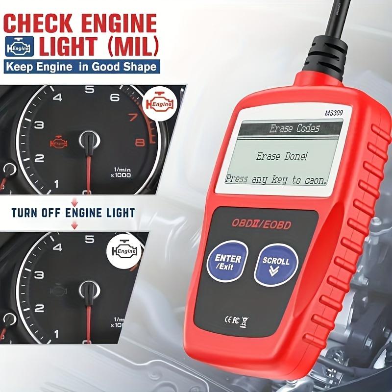 Автомобильный диагностический сканер OBDII/E-OBD: Считывание кодов, стирание кодов, просмотр стоп-кадра, готовность I/M и многое другое