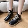Fashion Short Boots Women's 2024 New Autumn Thick Sole Plus Women's Boots Simple and Versatile Women's Shoes Zapatillas Mujer
