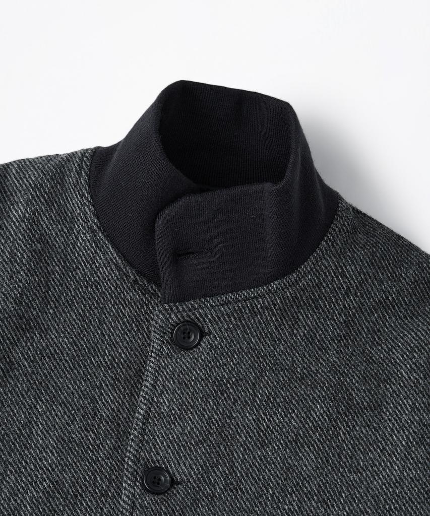 OUTSTANDING Wool A-1 Jacket_Charcoal
