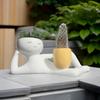Искусственное растение в горшке Милое искусственное растение-суккулент Искусственное растение Комнатные суккуленты Декор для офисного стола