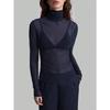 HNXC Women's Fashion High Neck Long Sleeve Autumn Winter Casual Blouses & Shirts Classic Exquisite Classic Exquisite