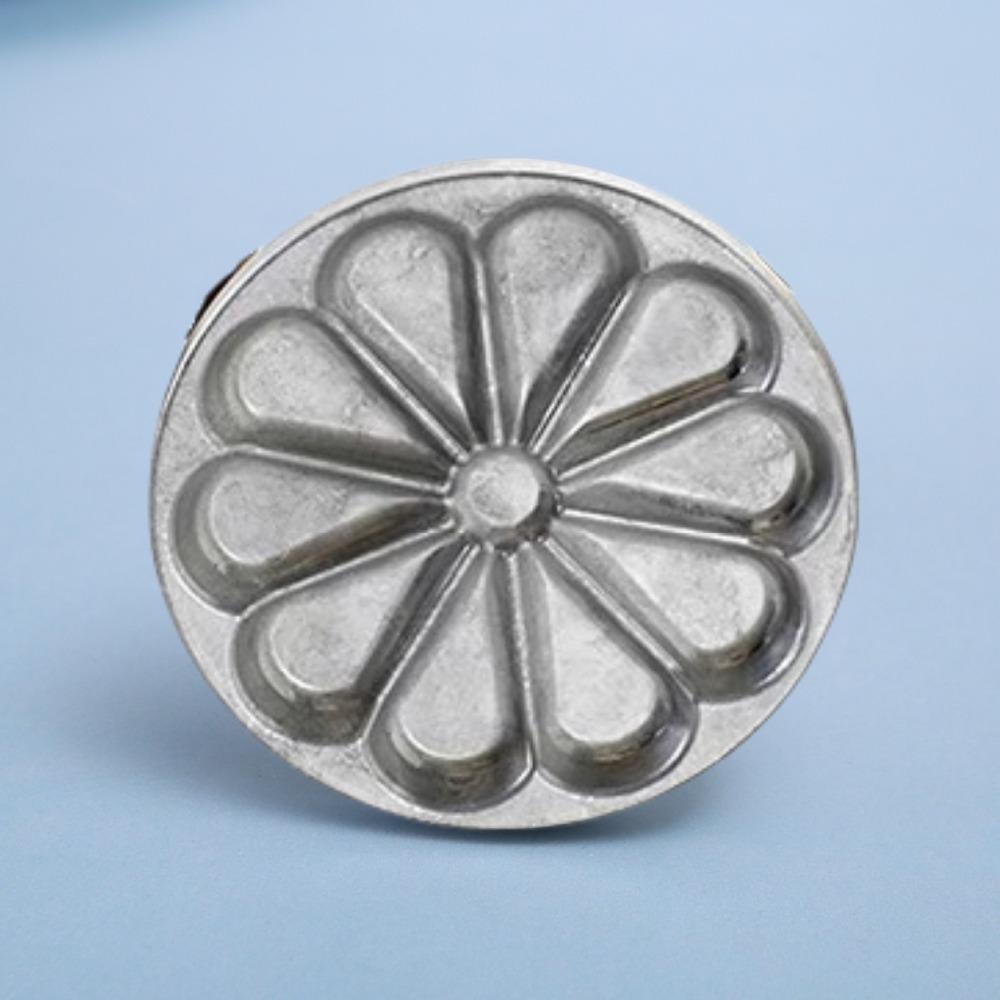 DIY Zinc Zinc Zinc Alloy Biscuit Mold Wooden Handle Biscuit Embossing Stamp Mold Cookie Pressing Mold Party