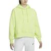 Nike Флисовый свитер с капюшоном, повседневный свитшот, женские топы, светло-лимонно-желтый DQ5859-736