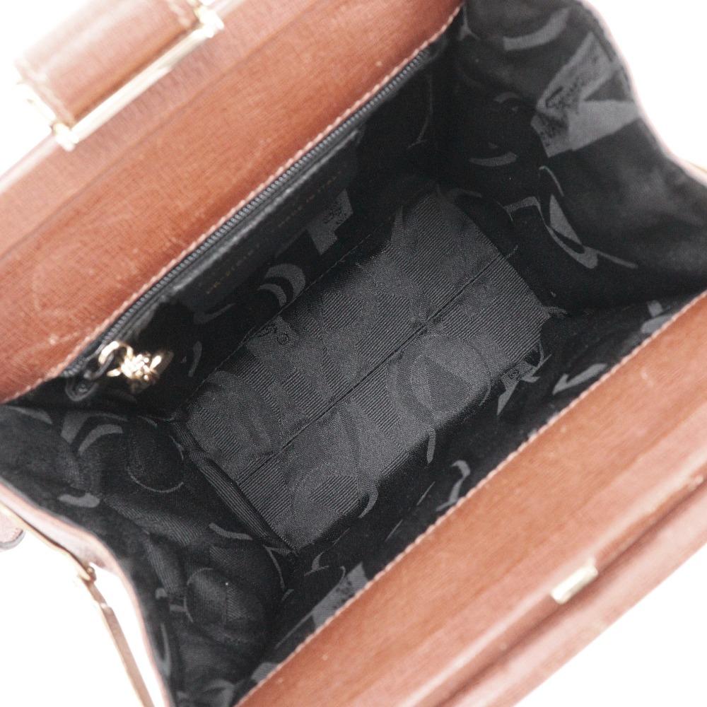 Salvatore Ferragamo 2WAYShoulder Handbag DK-216167 Vintage Brown Leather Women Used