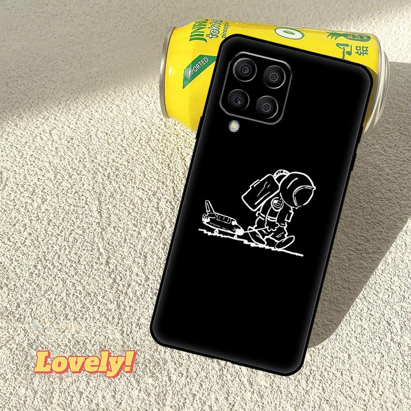 Мультяшный Космический Астронавт Чехол Для Samsung Galaxy M31 M56 M13 M33 M53 M15 M35 M55 M06 M16 M36 M12 M32 M52 M14 M34 M54