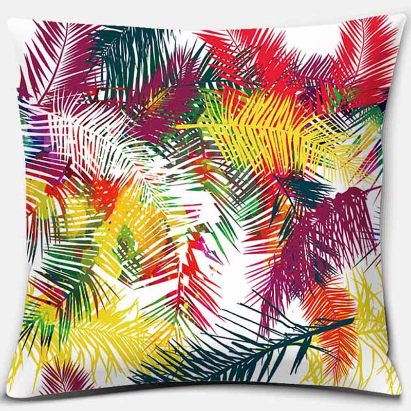 Квадратная наволочка с радужным принтом, украшение для дома, автомобильный чехол для дивана, 45 см * 45 см