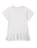 [DANSKIN] Футболка с коротким рукавом ДЕТСКАЯ GATHERED TEE Цвет: Ледяной серый (IH) Япония 140 (эквивалентно японскому размеру 140)