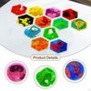 12 Pieces Sensory Gel Liquid Toys Calming Toy Classroom Prizes