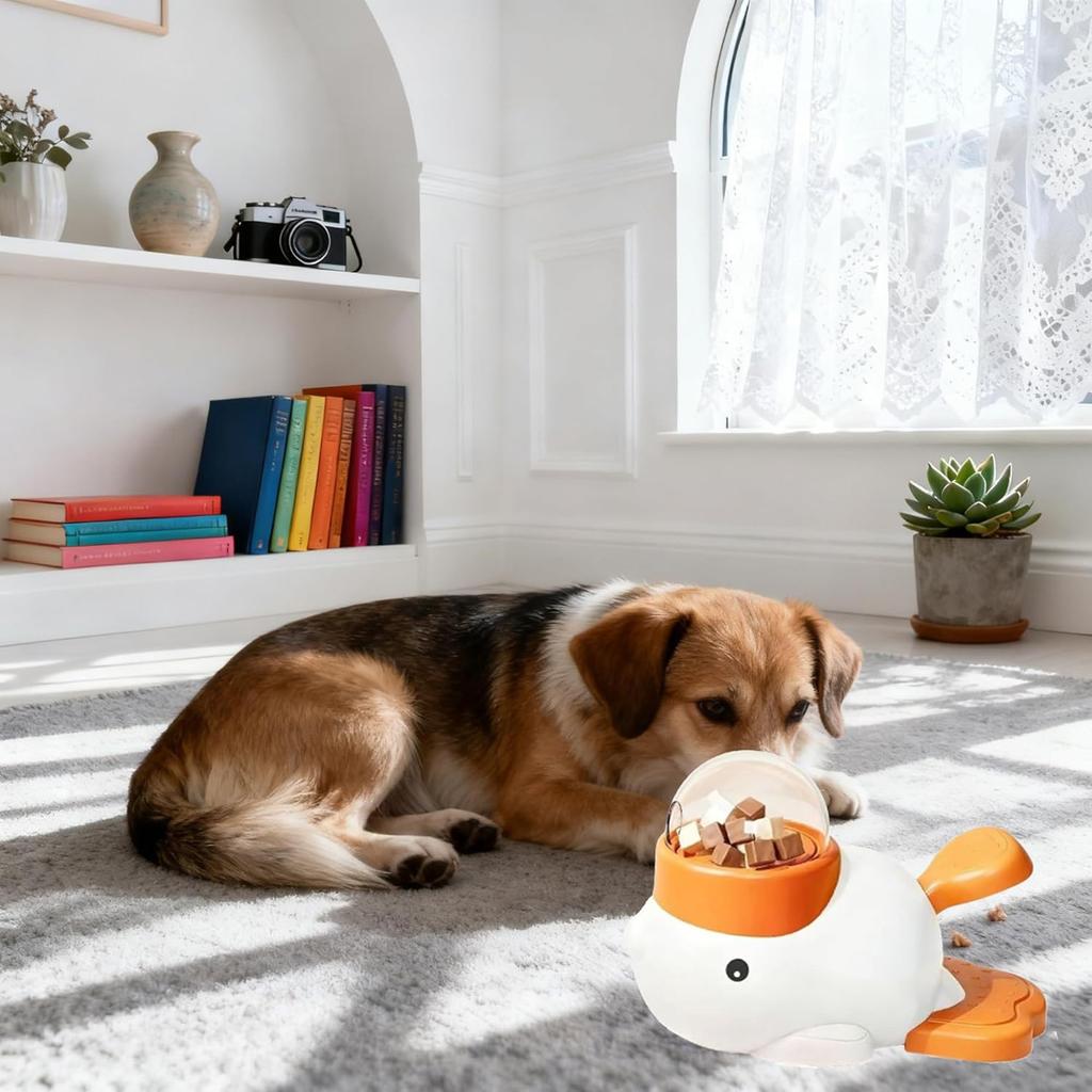 Interactive Dispenser Toy For Dogs, Slow-feeding Bowl, Interactive Feeder For Dogs, Intelligence Training And Exercise Toy For Cats And Dogs.