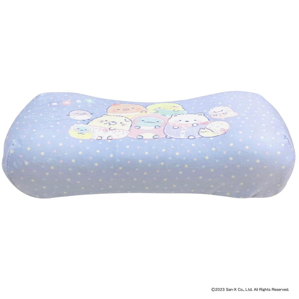 MORIPiLO Morishita подушка с эффектом памяти Sumikko Gurashi 15x31 см, поддерживающая талию, поддерживающая спину, мягкая игрушка, пастельно-фиолетовая 4621205