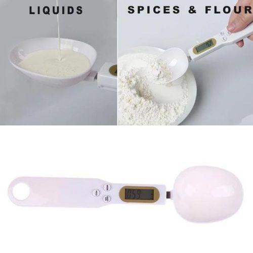 Цифровые весы для ложек, ЖК-дисплей, кухонные весы для ложек, 500 г/0,1 г, электронные мерные весы для ложек