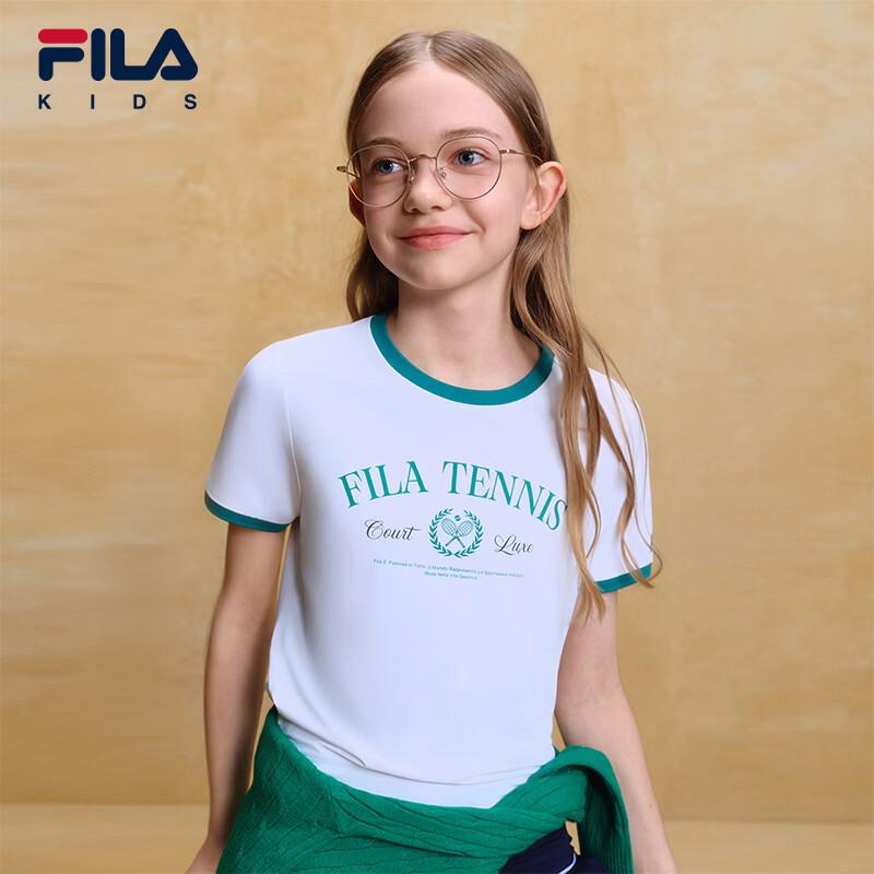 FILA Girls' Knit Short Sleeve T-Shirt