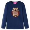 Kids' Long-sleeved T-shirt Navy Blue 92/104/116/128/140