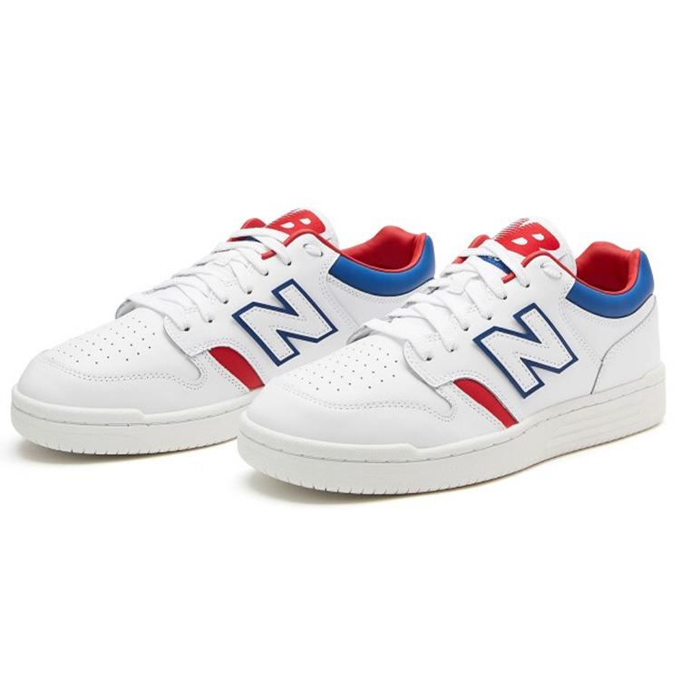 New Balance 480 Низкие Белый/Красный/Синий BB480LAA