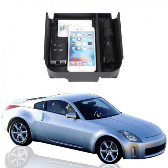 Черный ABS Подлокотник Консоли Хранения Для Nissan 350Z Z33 2003-2006
