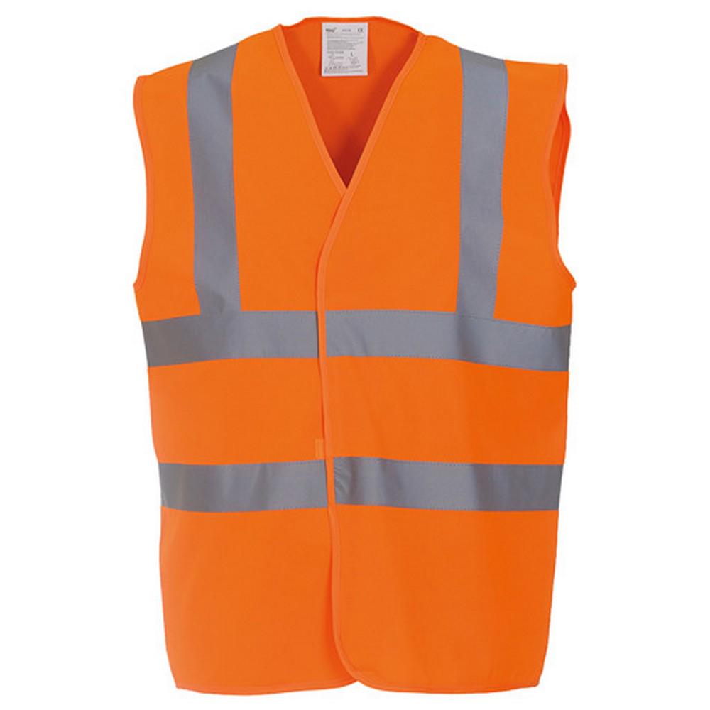 Yoko Unisex Premium Hi-Vis Waistcoat Vest / Jacket (Pack of 2)
