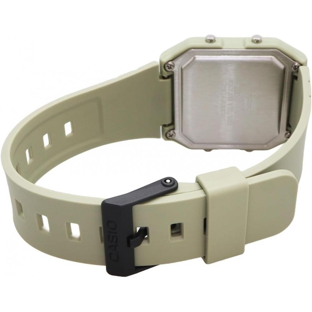 Casio Унисекс Цифровые Аналоговые Часы Светло-Зеленый Мох Lf 20w 3a