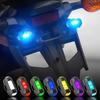Светодиодный стробоскоп с 7 цветами Несколько режимов мигания Высокая яркость Пульт дистанционного управления Простая установка Светодиодная подсветка салона мотоцикла и автомобиля