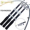 SOUGAYILANG Spinning Telescopic Fishing Rod 1.6M 99%Carbon Fiber Lure Fishing Pole for Travel Outdoor Bass Carp Pesca