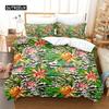 Tropical Green Plant Bedding Set Duvet Cover Set 3d Bedding Digital Printing Bed Linen Queen Size Bedding Set Fashion Design