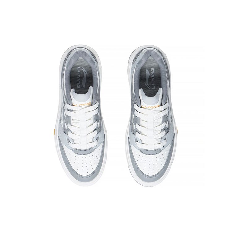 Li-Ning Плавающие противоскользящие амортизирующие низкие кроссовки для скейтбординга мужские кроссовки микрокристалл-серый AGCS077-2