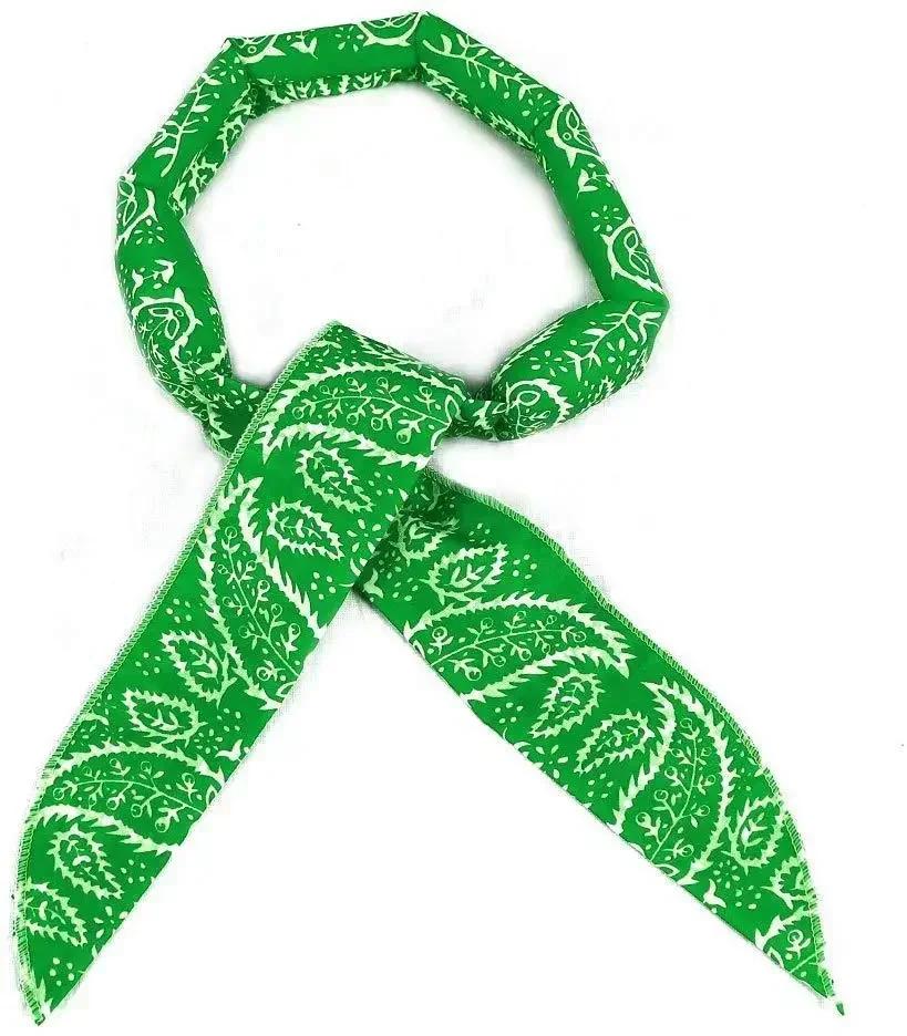 Multifunctional Summer Cooling Scarves Neck Wrap Headband Cooling Bandana Scarf Cold Towel Unisex Printed Soaked Tie Around Neck