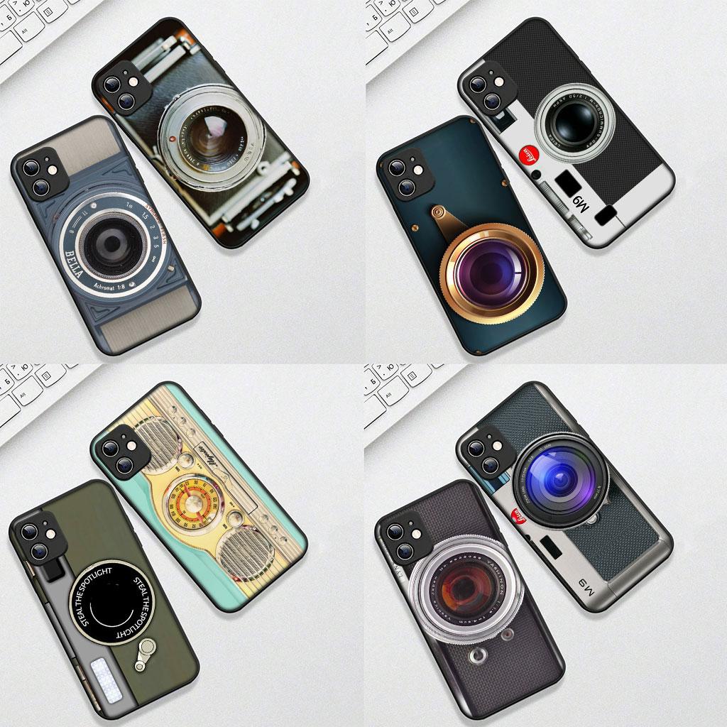 Ретро Винтажная Камера Чехол для Телефона для Huawei P30 P20 Mate 10 20 Lite Pro Y7 Y8S Y9A Y9 Prime P Smart 2019 Мягкий Чехол