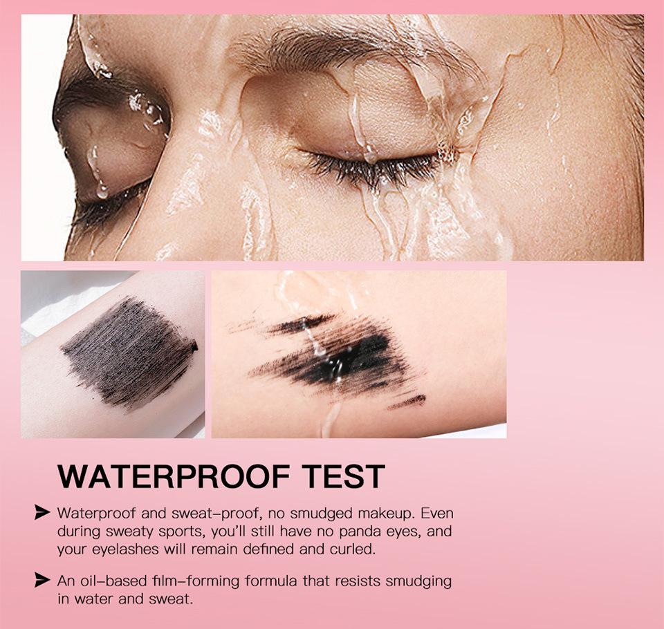 4d тушь для ресниц из шелкового волокна водостойкая толстая удлиняющая тушь для ресниц завивка длинное черное расширение