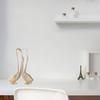 Pair of Kissing Duck, Swan Showpiece For Home Decor - 29 Cm (Aluminium, Golden )
