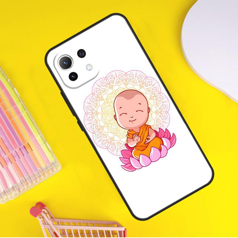 Счастливый Маленький Будда Чехол Для Xiaomi 14 Ultra 13 11T 12T 13T 14T Pro POCO X6 X7 Pro X3 X5 F3 F5 F6 M6 Pro Кейс