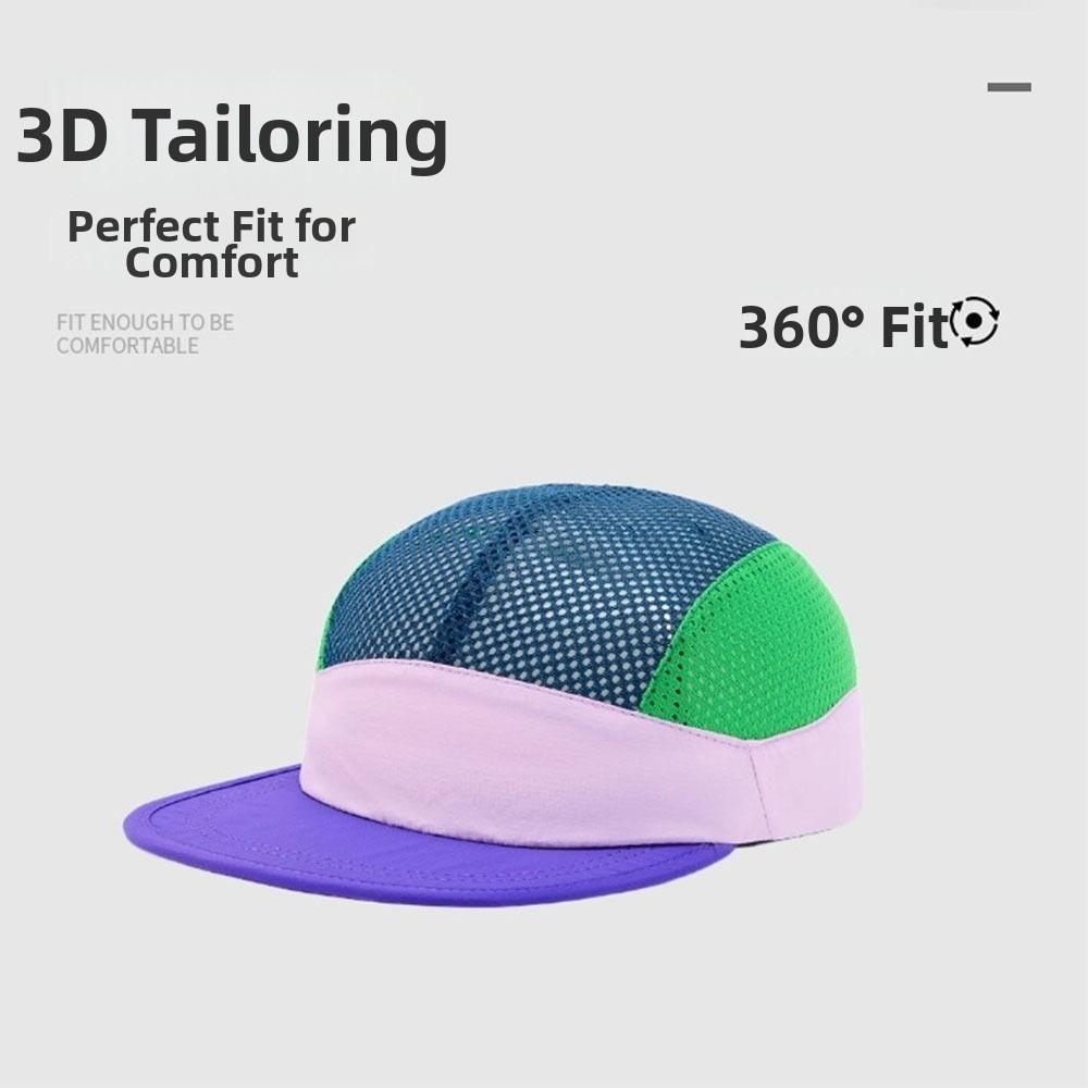 Breathable Peaked Caps Quick Drying Cycling Hats Simple Sun Hat Outdoor Camping Running