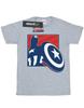 Mens Avengers Captain America Outline T-Shirt