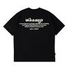 Wassup Heods American-Style Heavy Letter T-Shirt for Men, Summer 2024 New Trendy Brand, Loose Short-Sleeve for Couples