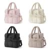Portable Tumbler Compartment Lunch Bag Thickened Double Layer Picnic Bag Heat Preservation Large Capacity Cooler Bag Daily Use