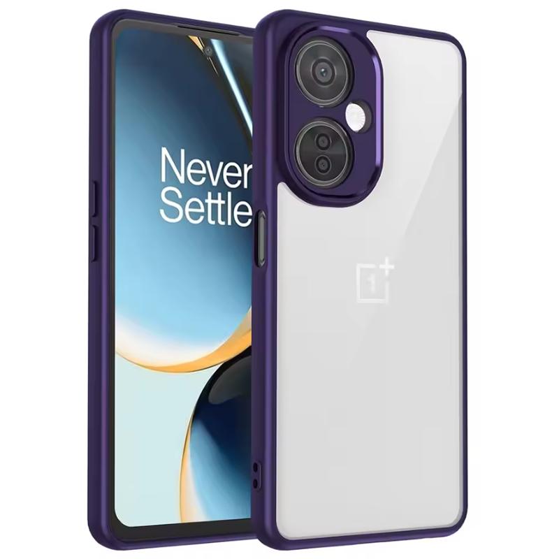 Чехол для Oneplus Nord N30 Чехол для телефона 1+Nord N30 CPH2515 Чехол-подушка Ударопрочный Силиконовый бампер Прозрачная матовая задняя крышка Жесткий