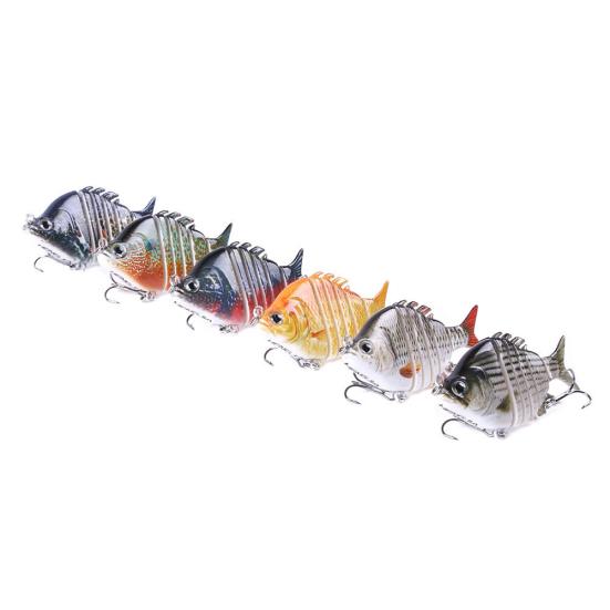 6,35 см 8 г 6 секций Искусственная рыболовная приманка Воблер Рыба Плавающая приманка Снасти Инструмент