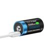 Cityork C LR14 Rechargeable Battery 1.5V 5500mWh Li-ion Batteries Type-c USB Charging for Gas stove,Flashlight,water Heater