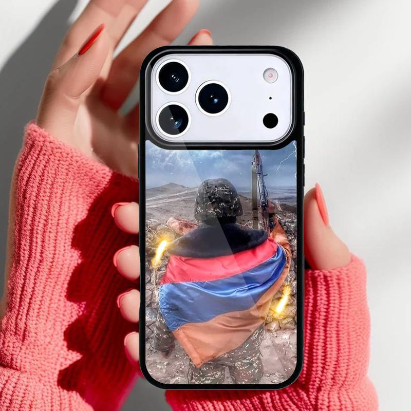 Армения Армянский Флаг Чехол для Телефона для iPhone 17 16 15 14 13 Pro Max Задняя Крышка для 12 11 Pro Coque