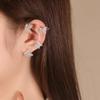 1Pc Clip Earring Butterfly Rhinestone Jewelry Temperament Delicate Ear Cuff for Wedding
