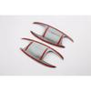 For BYD Tang II EV Tan EV   Carbon Fiber Style Door Handle Bowl Cover Cup Cavity Trim ert Catch Molding Garnish