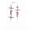 Red Mehndi Stickers Waterless Henna Tattoo Stickers Red Henna Tattoo Decals  India Mehndi