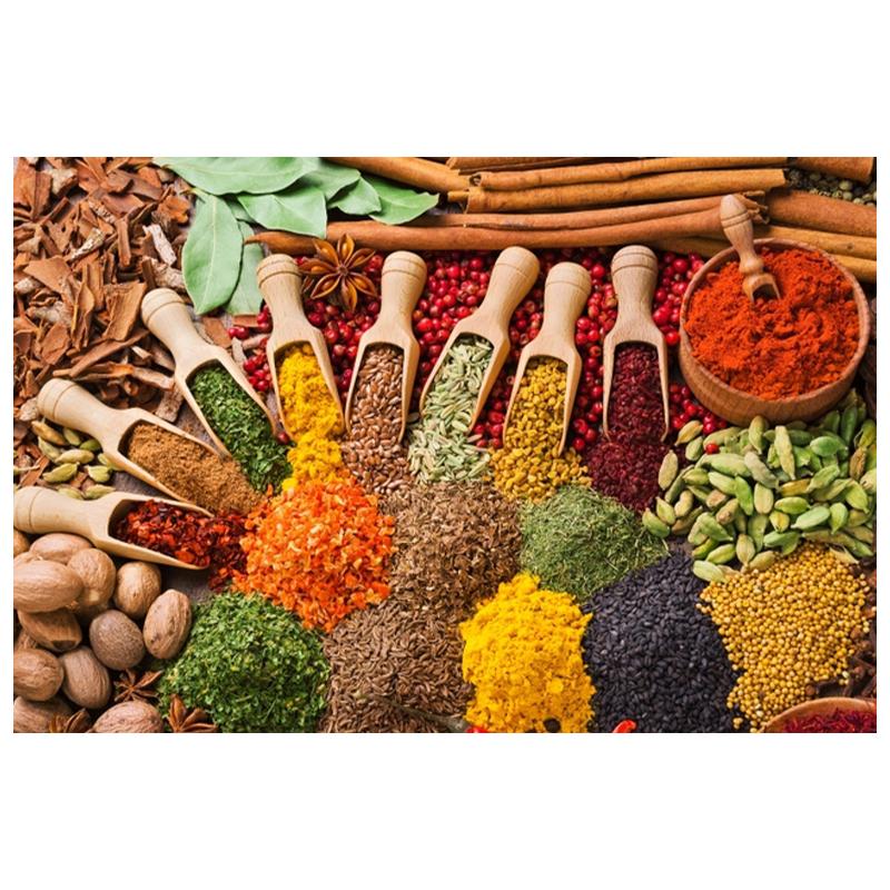 Kitchen Theme Wall Art Posters And Prints Herbs and Spices On the Table Canvas Paintings On the Wall Art Pictures Home Cuadro