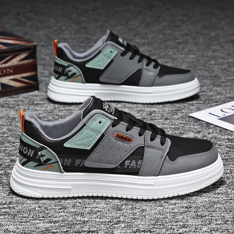 Новая мужская обувь студенческая повседневная спортивная обувь для скейтборда белая обувь