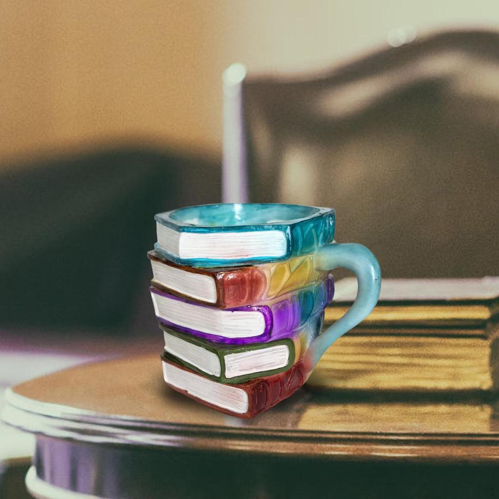 Кружка, Кружка-книжка для рисования, Оригинальный подарок для влюбленных, Уникальная кофейная кружка ручной работы, Забавная книжная чайная кружка