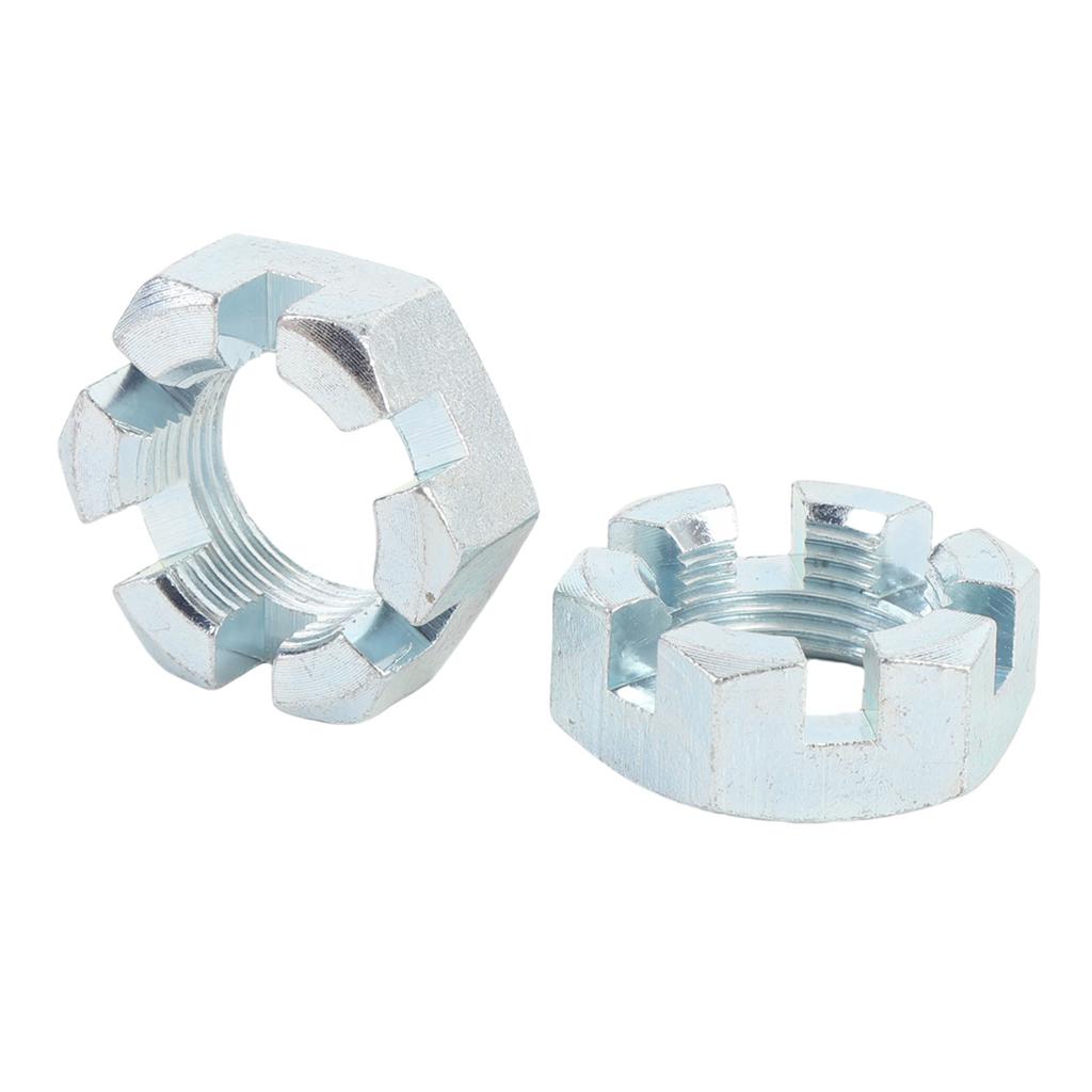 2 Sets Trailer Nut Kit with 1in Shaft Spindle Nuts 1in Washer 2.2in   Cotter Pins Galvanized for 1in Shaft Spindle