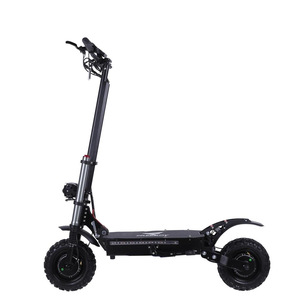 Электросамокат Freeboy J30MAX с двумя моторами, аккумулятор 60В 38Ач, светодиодный дисплей NFC и двойная гидравлическая подвеска