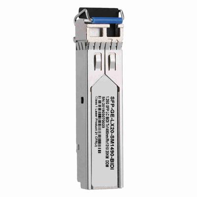 SFP gE LX20 SM1490 BIDI 20 км Gigabit Одномодовый Одноволоконный Трансивер Оптический Модуль