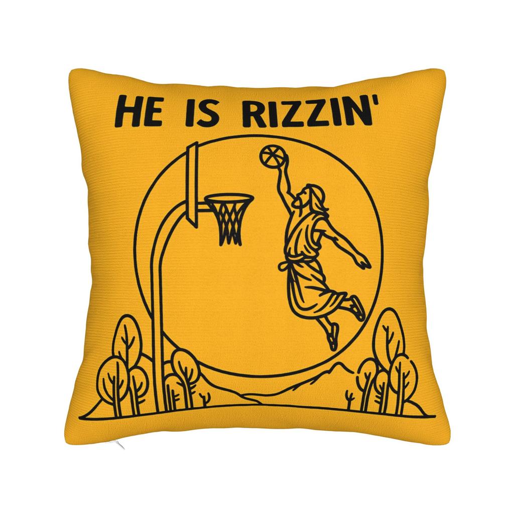 He Is Risen Boho Easter Christian Jesus Pillow Case Fashion Pillow Cover Soft Pillowcases For Chair Sofa Home Decor