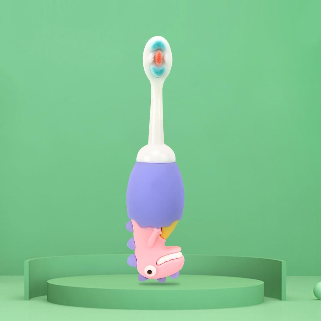 Kid Soft Brush Hair Toothbrush Cartoon Cute Dental Care Stain Removal Deep Clean Child Toothbrush